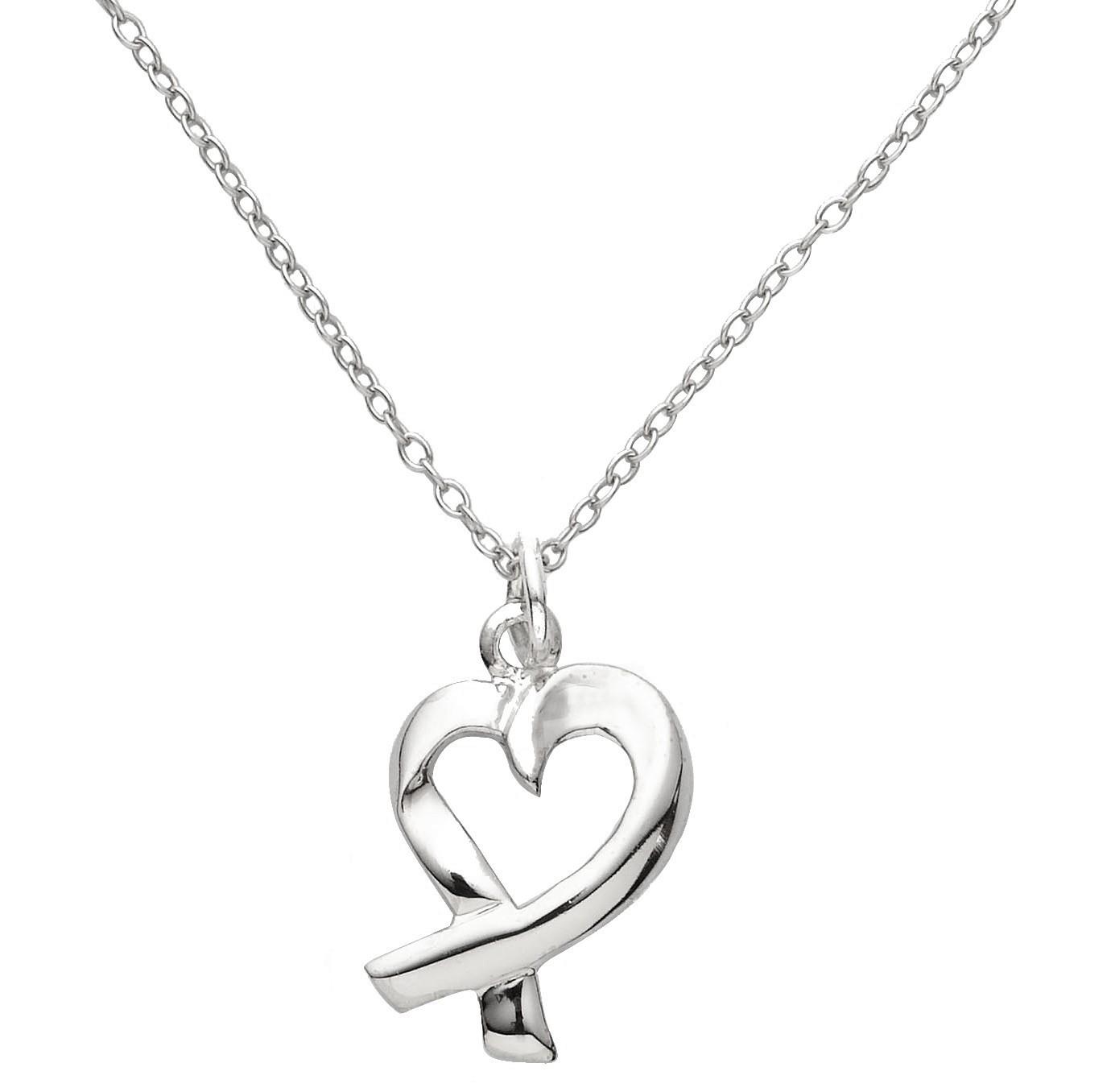 Sterling Silver Heart Necklace