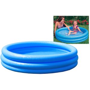 47" Round Inflatable 3 Ring Pool
